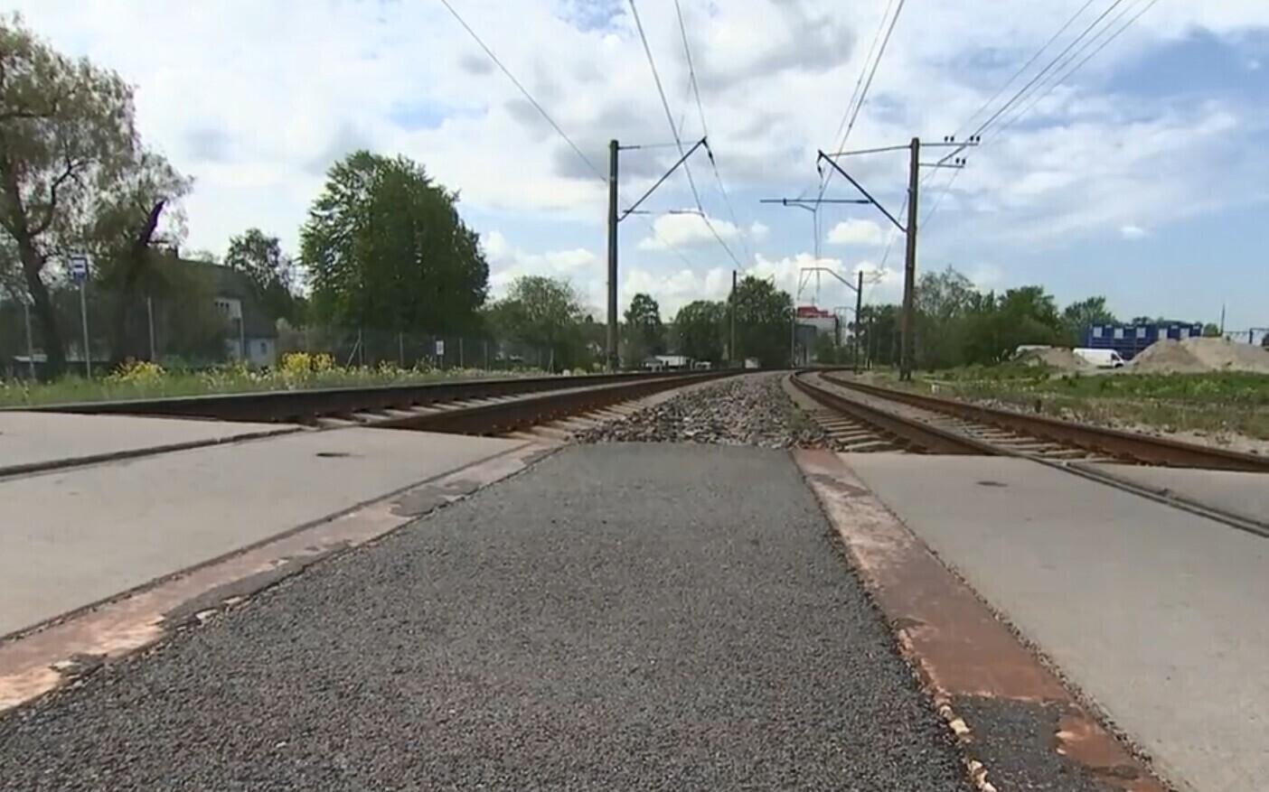 Железнодорожный переезд на улице Веэренни.