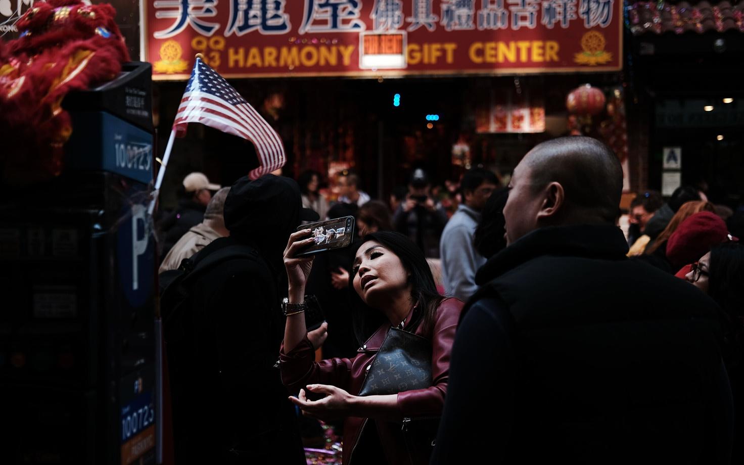 Китайский Новый год в Нью-Йорке.