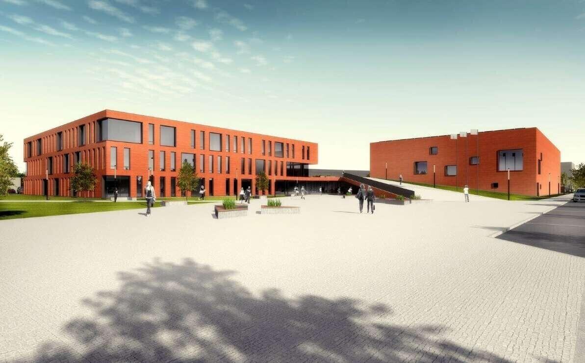 Tulevane Laagri gümnaasium, mis peaks valmima aastal 2022.