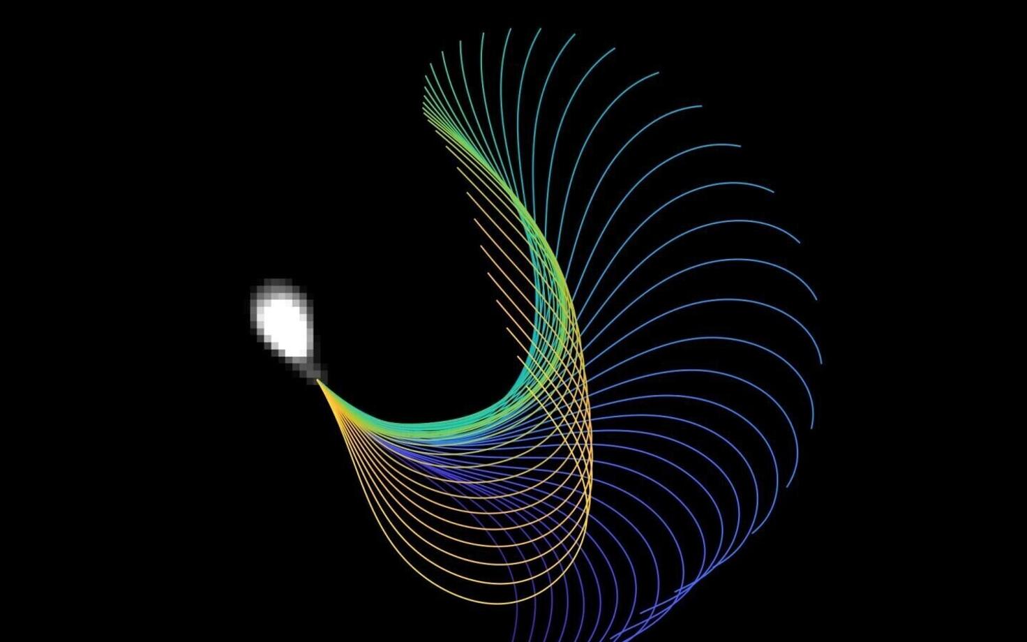 Selline näeb mehe seemnreaku liikumine välja FAST tarvaraga kaardistatult.