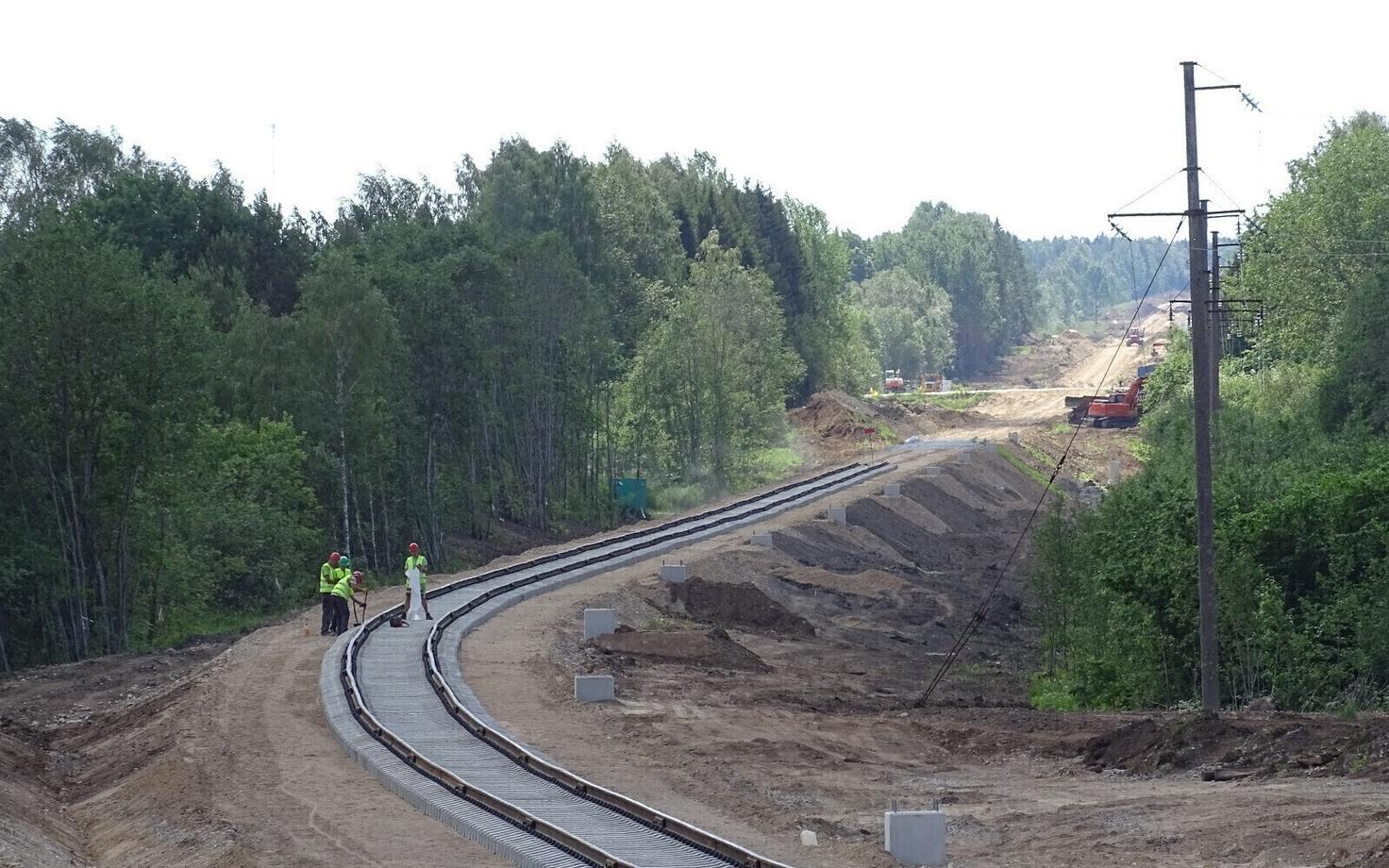 Haapsalu raudtee Riisipere-Turba lõigu ehitus.