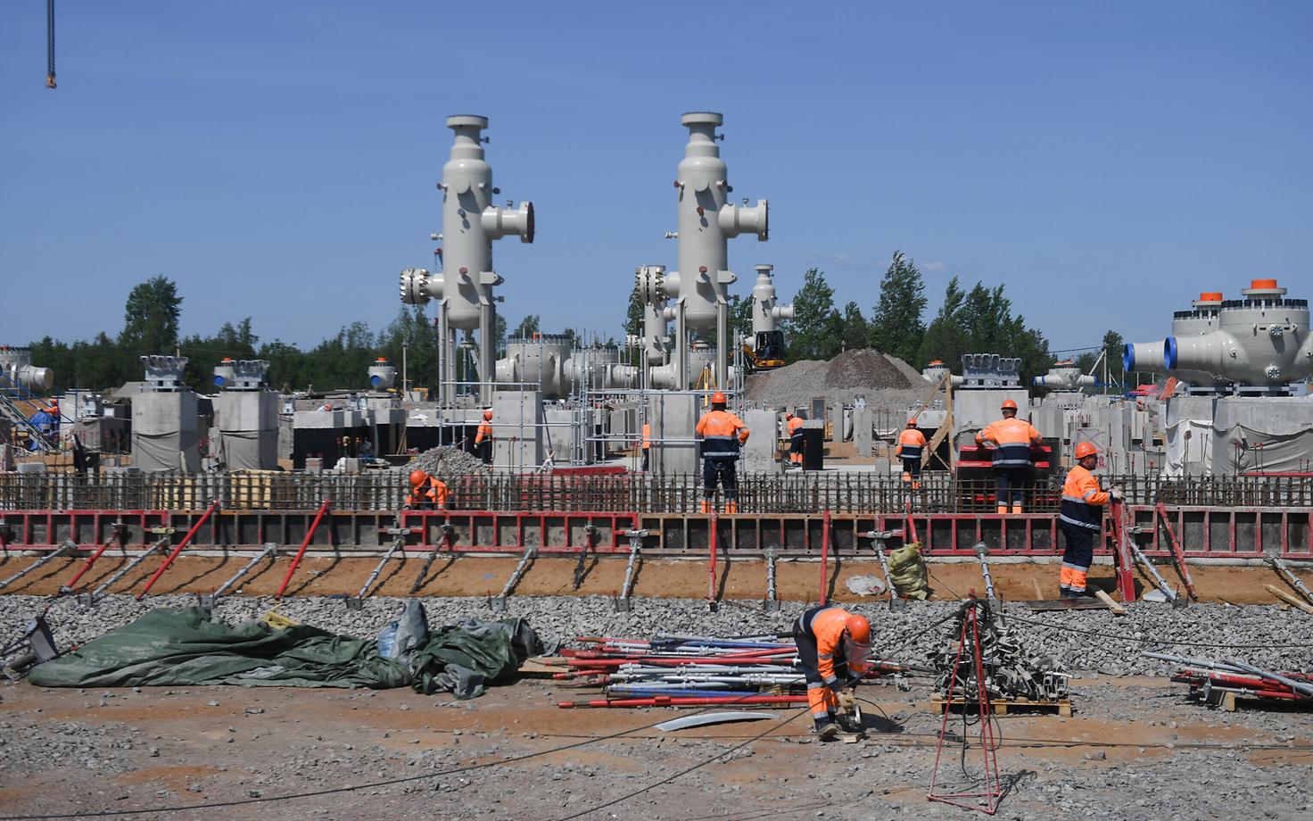 Nord Stream 2 ehitus Venemaal.