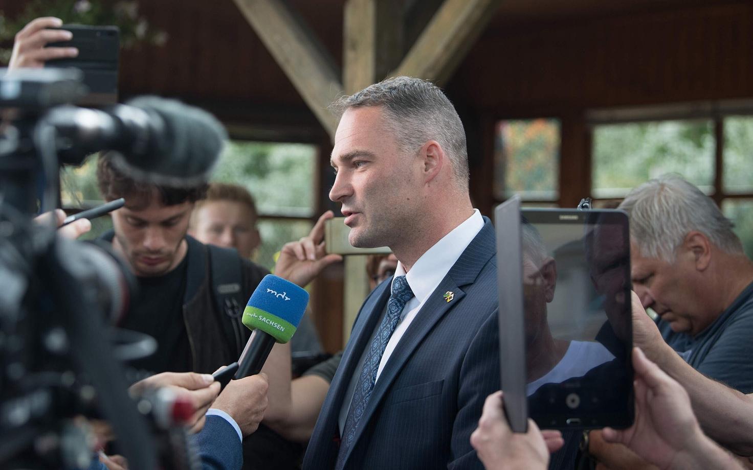 Alternatiiv Saksamaale (AfD) Görlitzi linnapeakandidaat Sebastian Wippel.