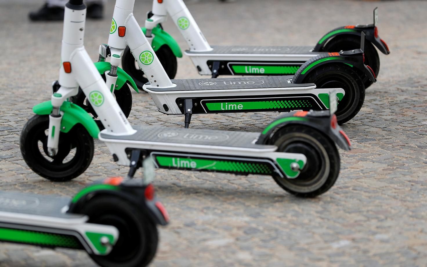 Elektrilised tõukerattad.