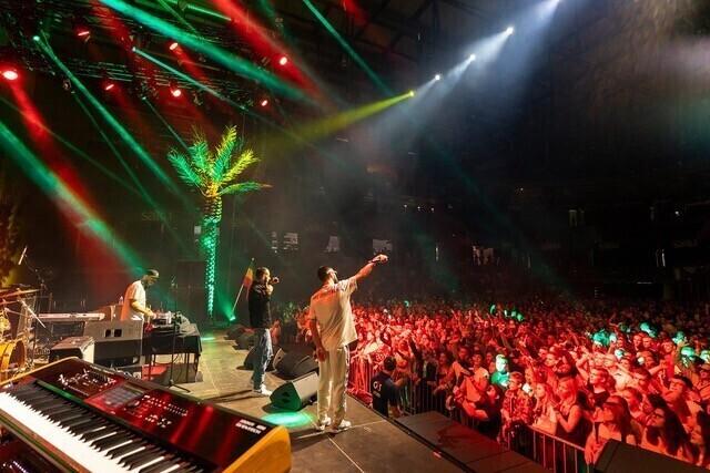 Miyagi + Andy Panda 2018 aasta Wagwan festivalil Saku Suurhallis