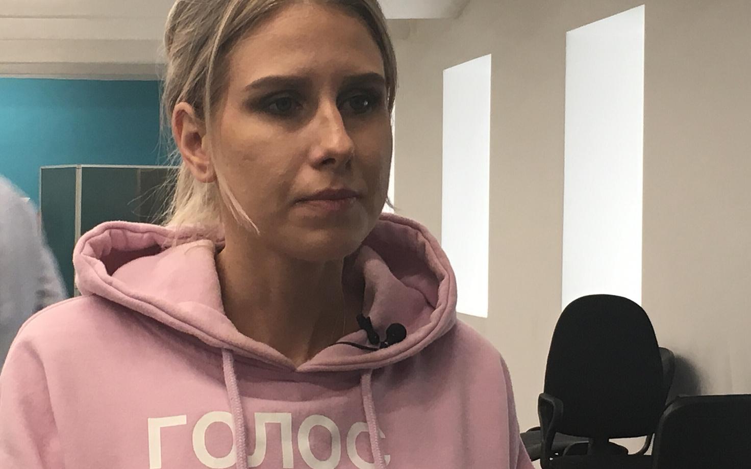 Оппозиционный кандидат в депутаты Мосгордумы Любовь Соболь.