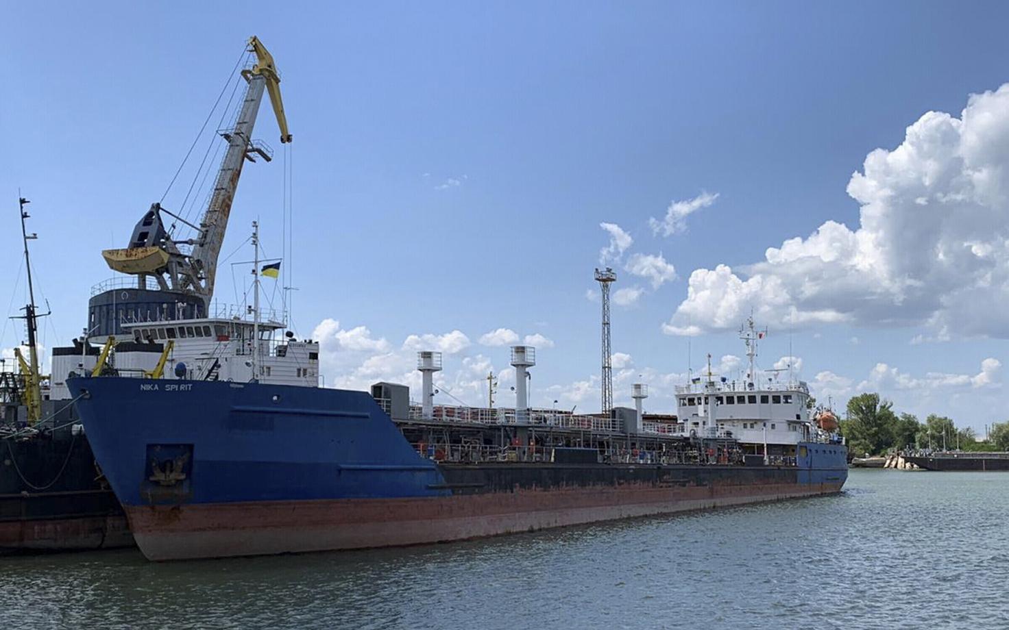 Ukraina võimude konfiskeeritud laev Nika Spirit.