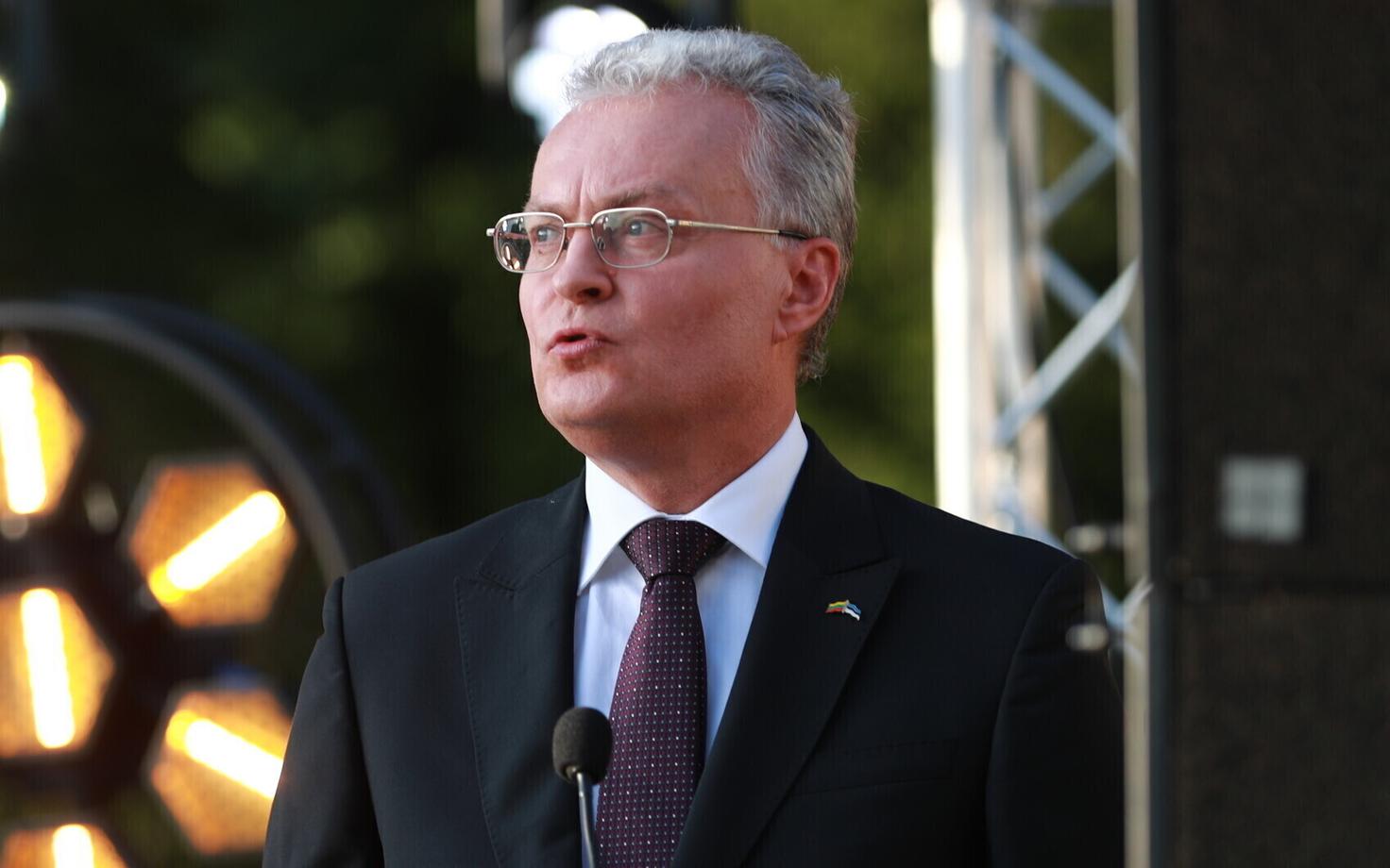 Leedu Vabariigi president Gitanas Nausėda.