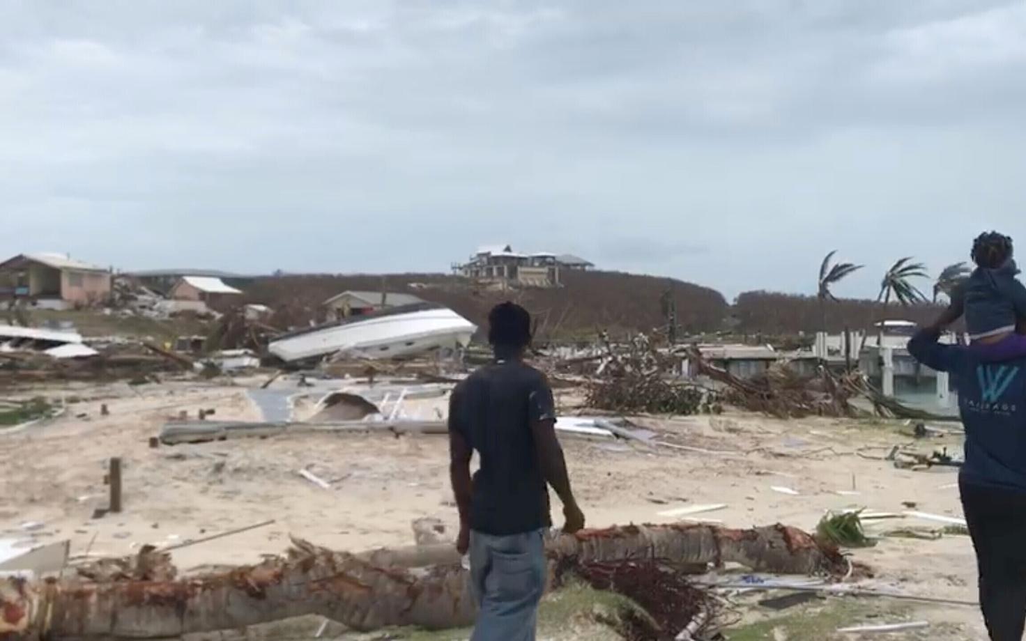 Orkaani hävitustöö jäljed Abaco saarel.