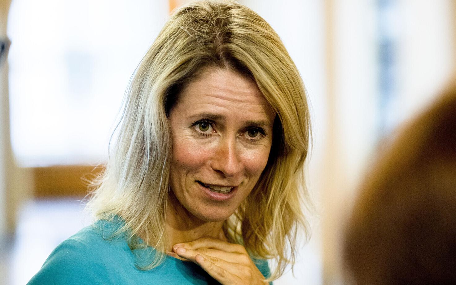 Reform Party chairwoman and MP Kaja Kallas at the opening sitting of the Riigikogu's 2019 fall session on Monday. Sept. 9, 2019.