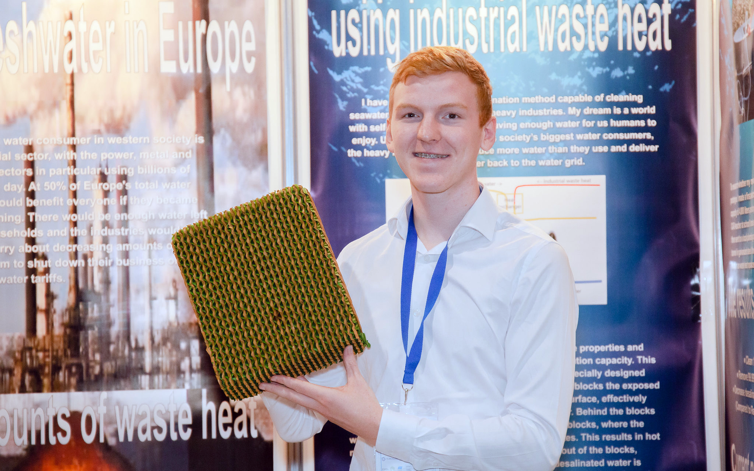 Jonatan Carl Persson loodab vähendada tööstuse jääksoojuse kasulikuks muutmisega maailma veepuudust.