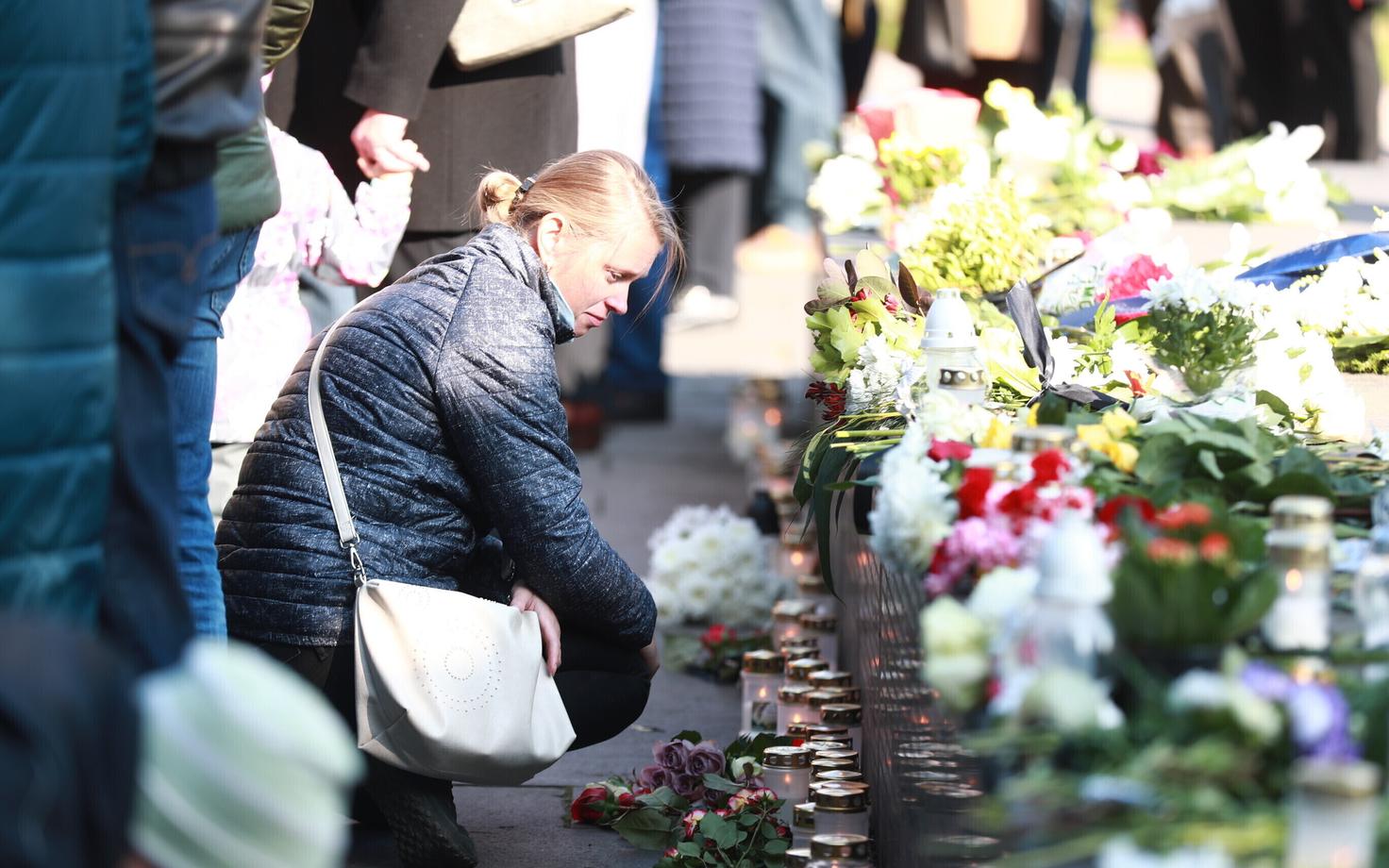 Families of the victims gathered to mark the 25th anniversary of the MS Estonia ferry disaster.