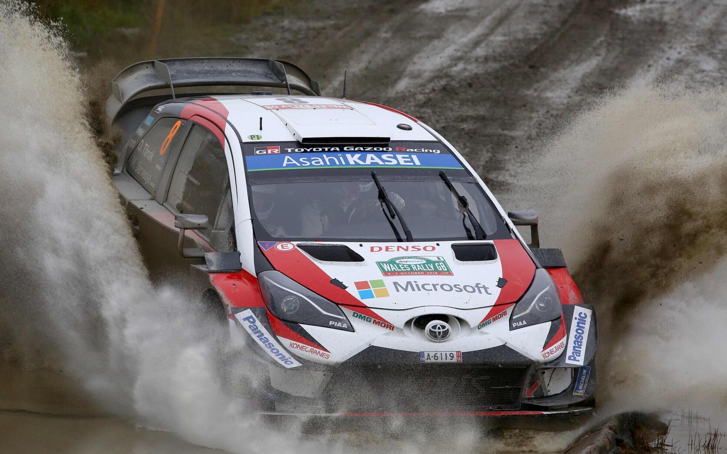 Ott Tänak in last year's Rally Wales.