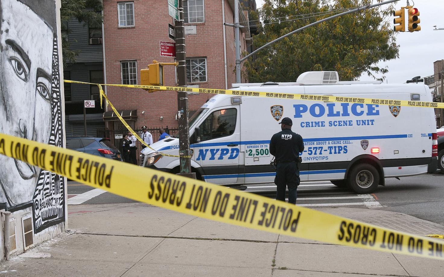 New Yorgi politsei kuriteopaigas.