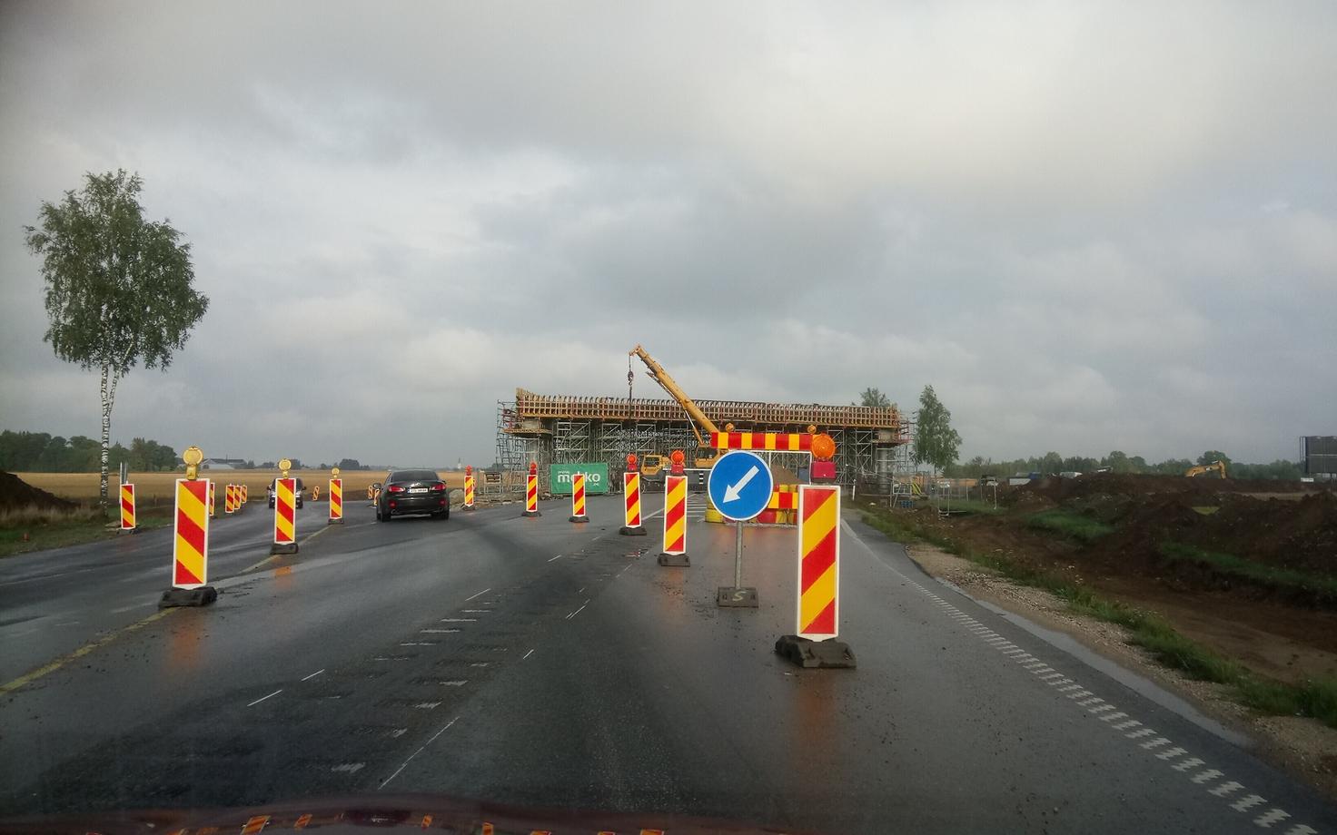 Местные жители не одобряют строительство виадука.