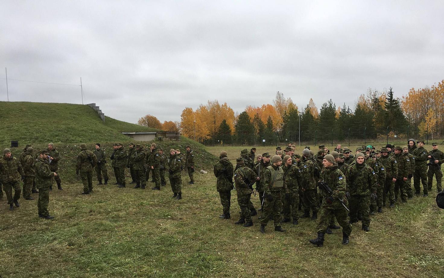 Reservväelased lisaõppekogunemisel Okas 2019 Tapal