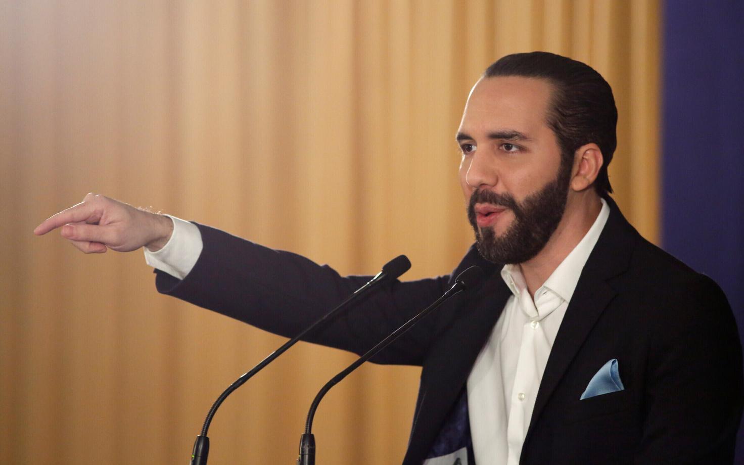 El Salvadori president president Nayib Bukele.