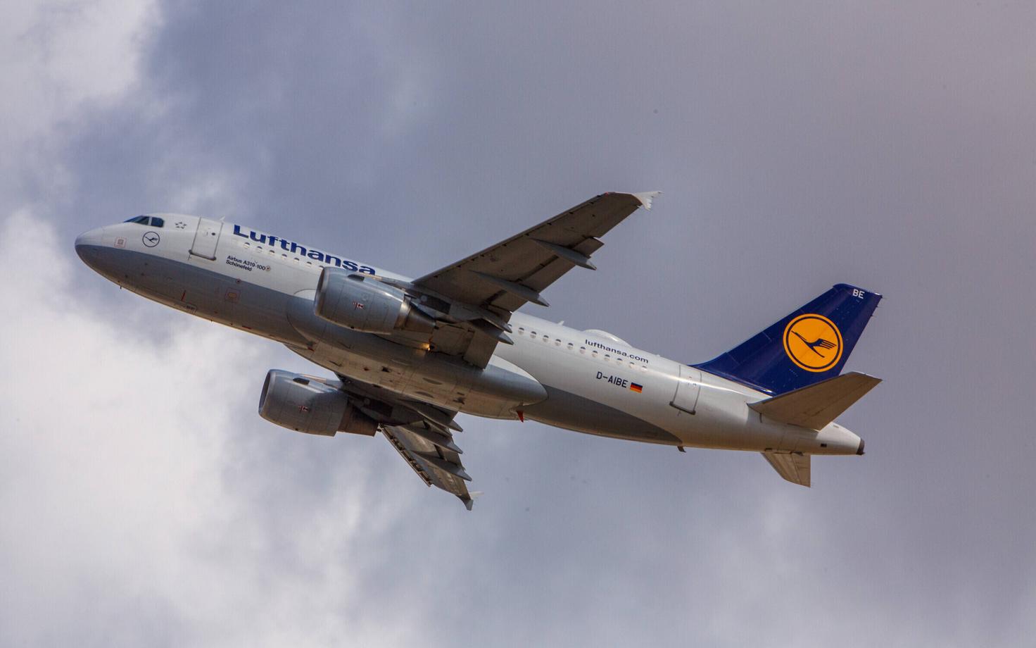 Lufthansa lennuk Airbus 319