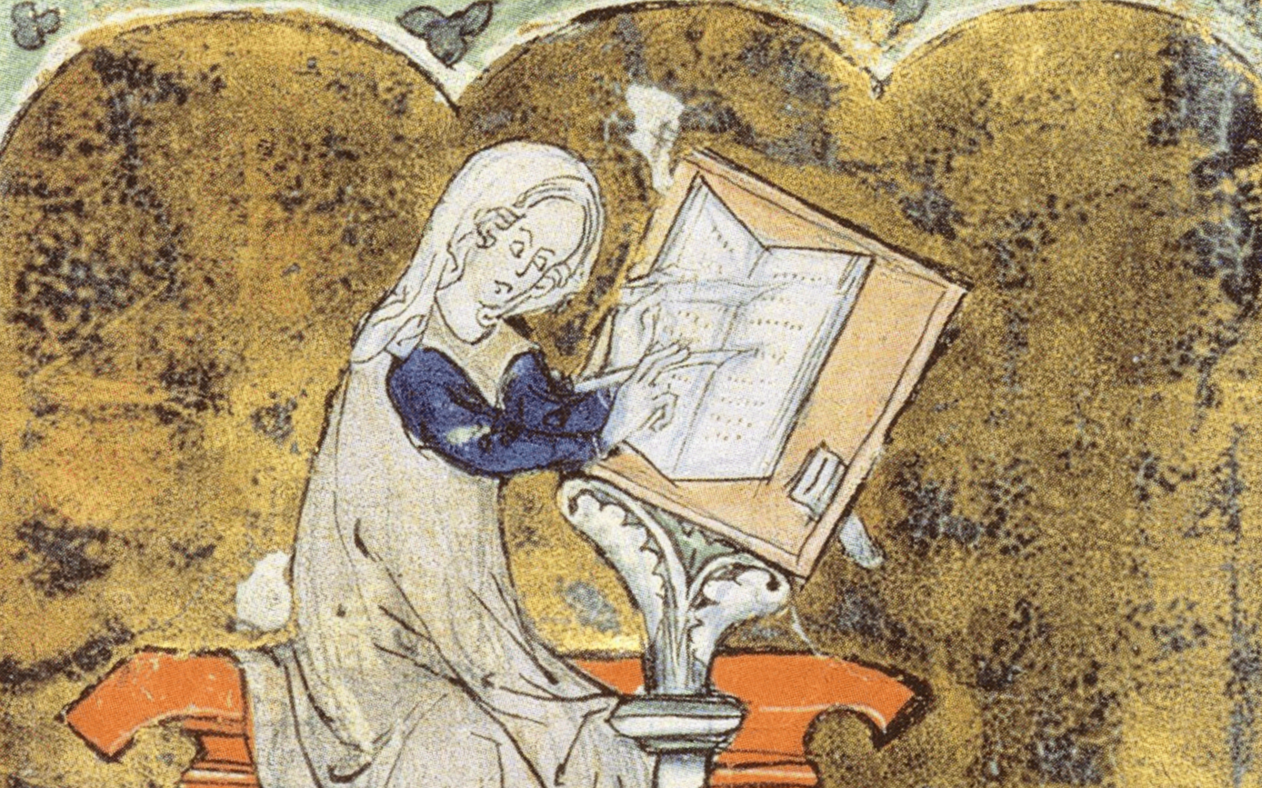 Keskaegne prantsuse luuletaja Marie de France.