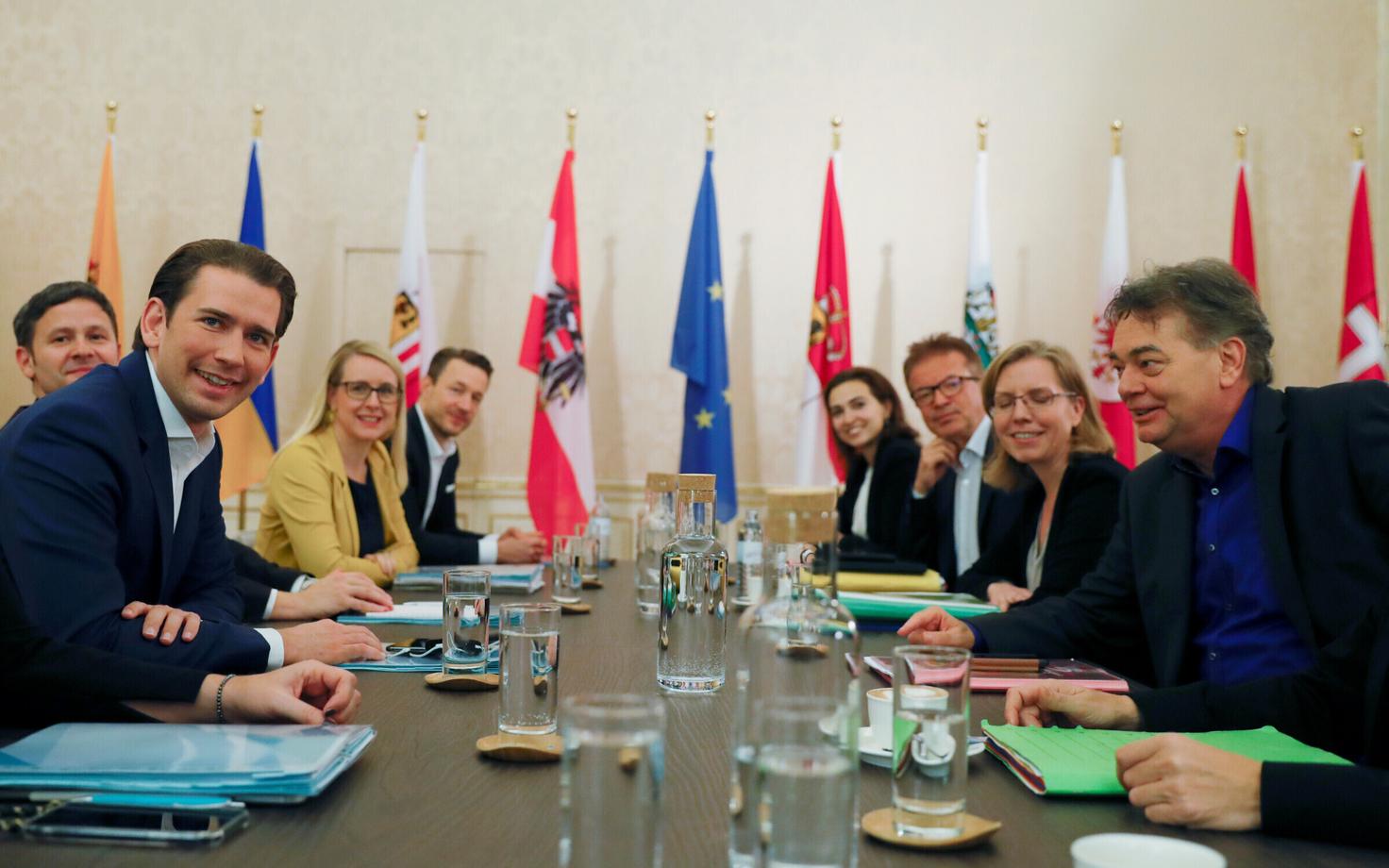 Austria konservatiivide ja roheliste võimukõnelused.