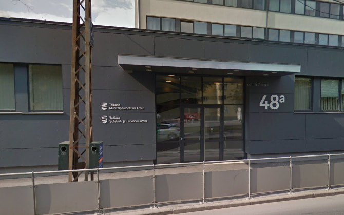 Tallinn Crisis Commission building on Paldiski mnt.