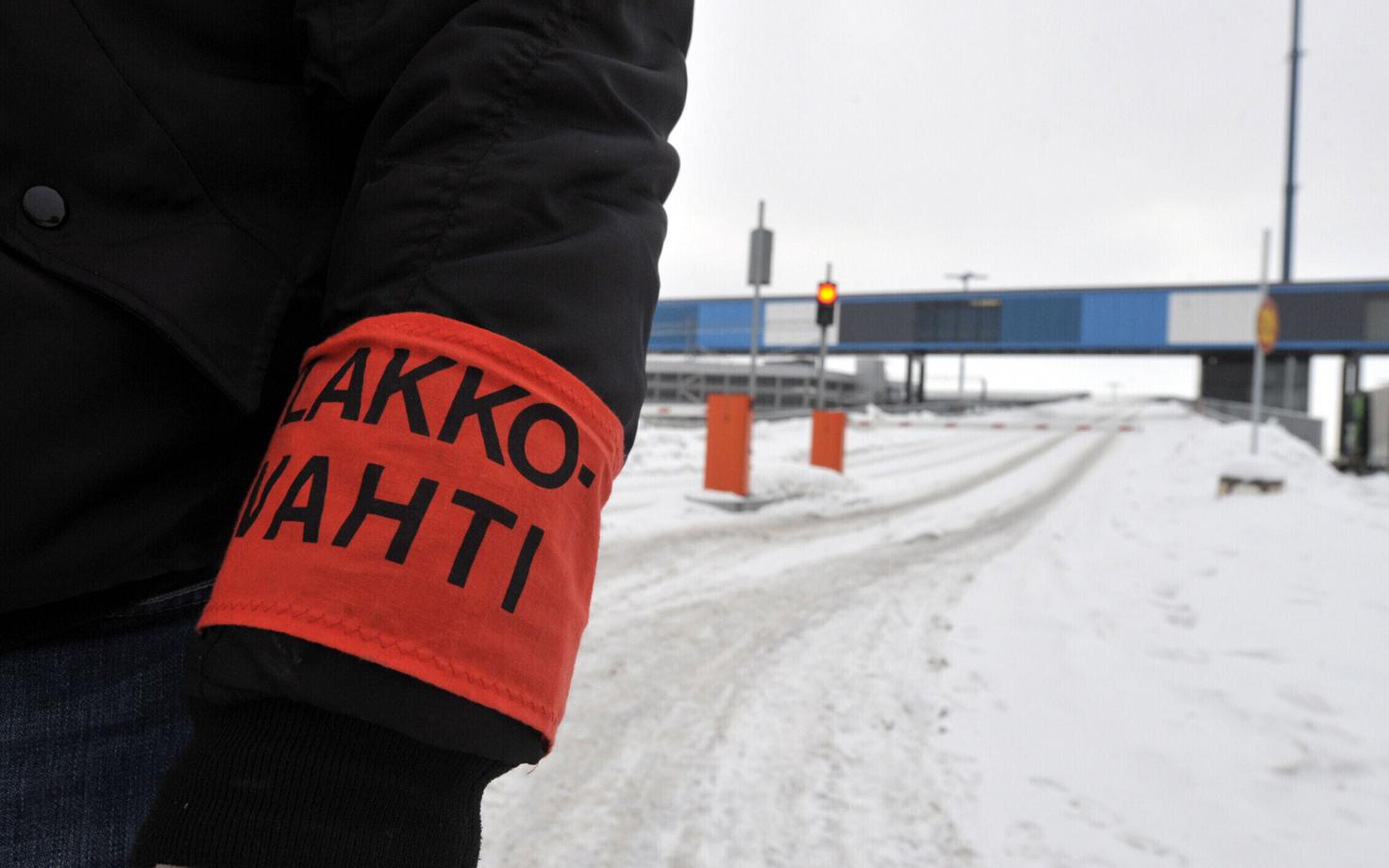 Streik Soomes, arhiivifoto 2010. aastast.