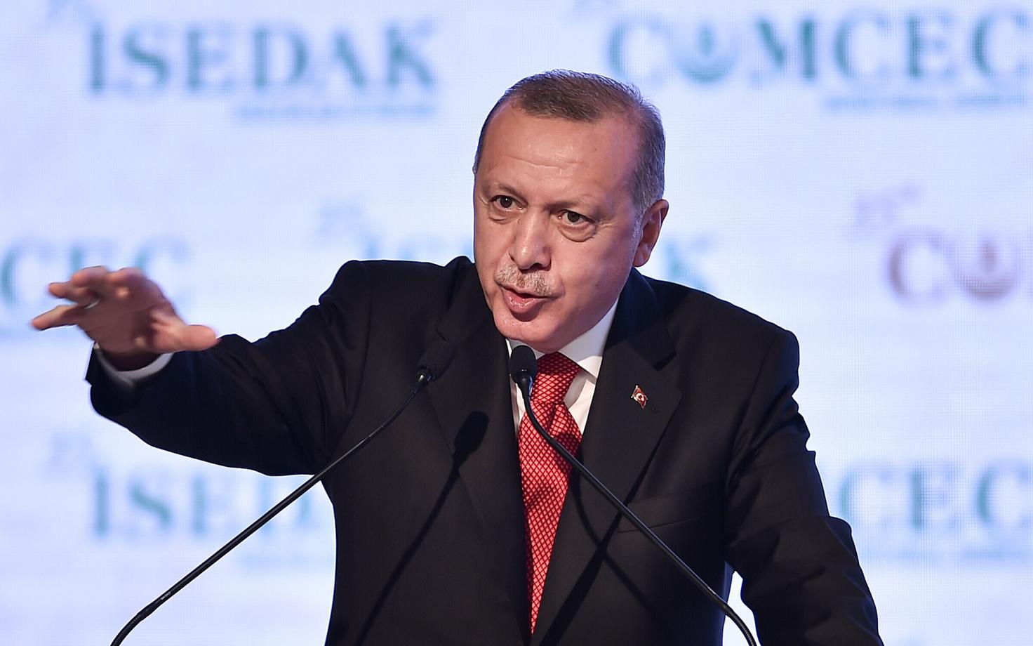 Türgi president Recep Tayyip Erdoğan.