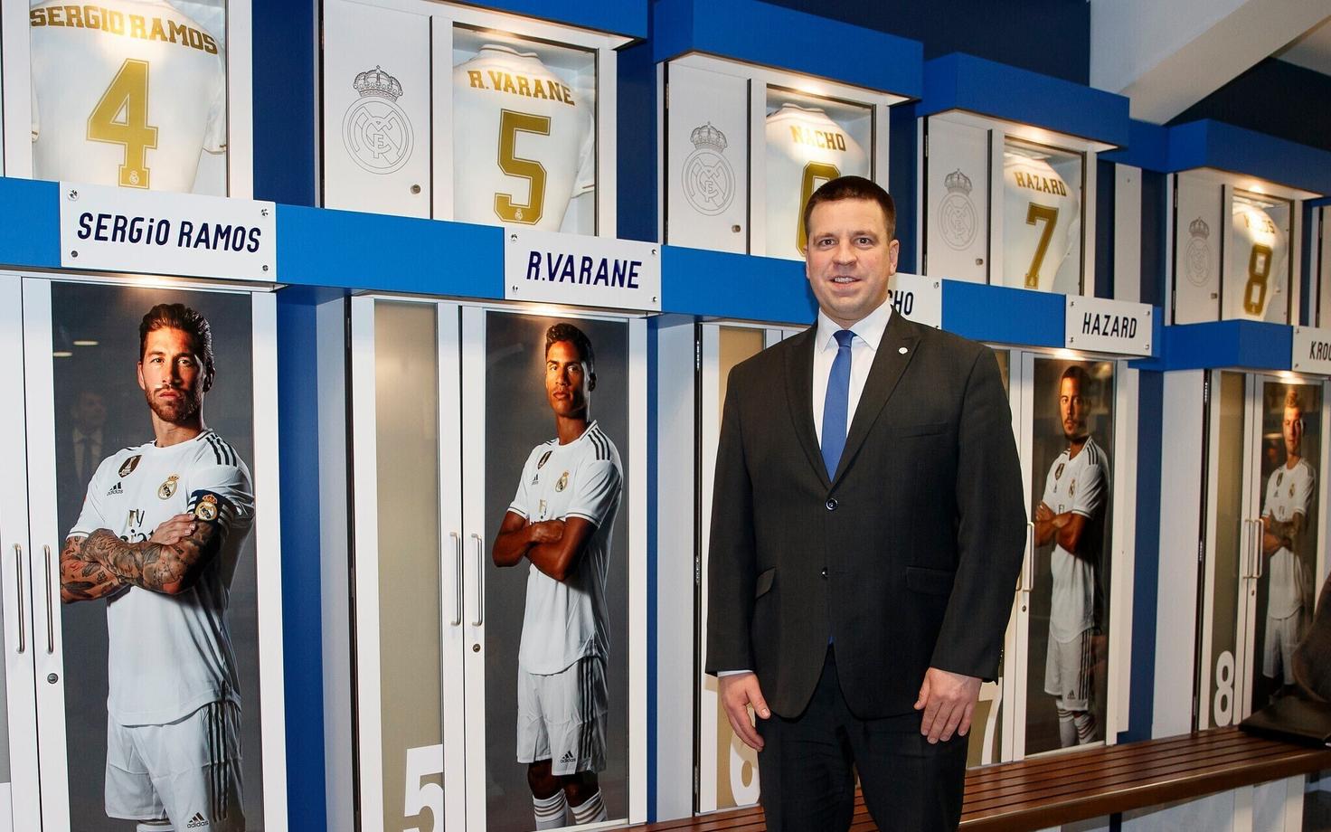 Юри Ратас на