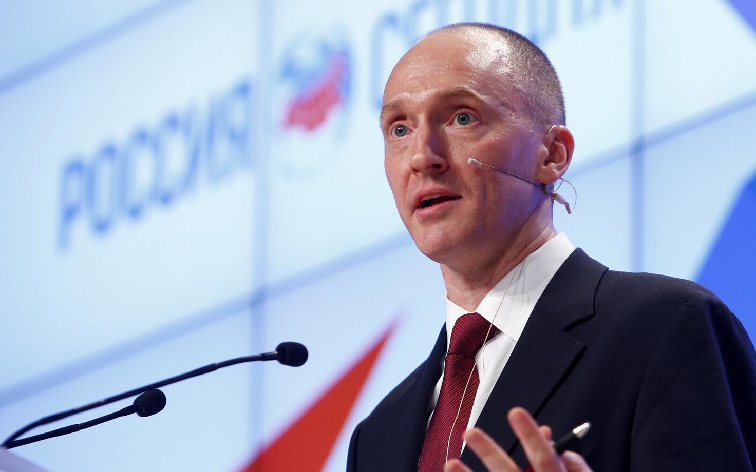 Trumpi kunagine välispoliitika nõunik Carter Page 2016. aasta detsembris Moskvas toimunud konverentsil.
