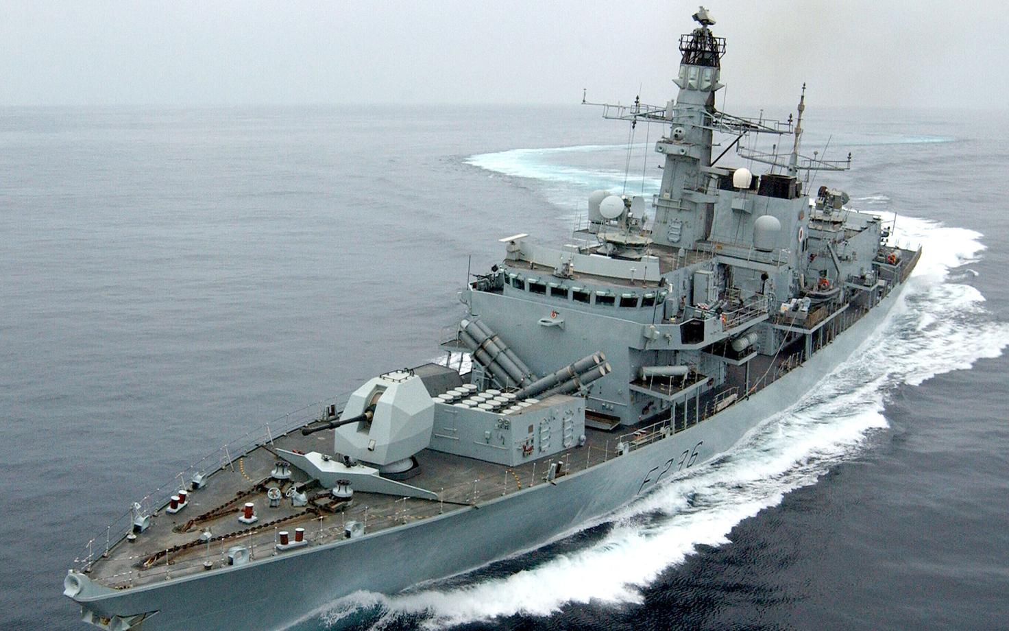 Briti fregatt HMS Montrose.