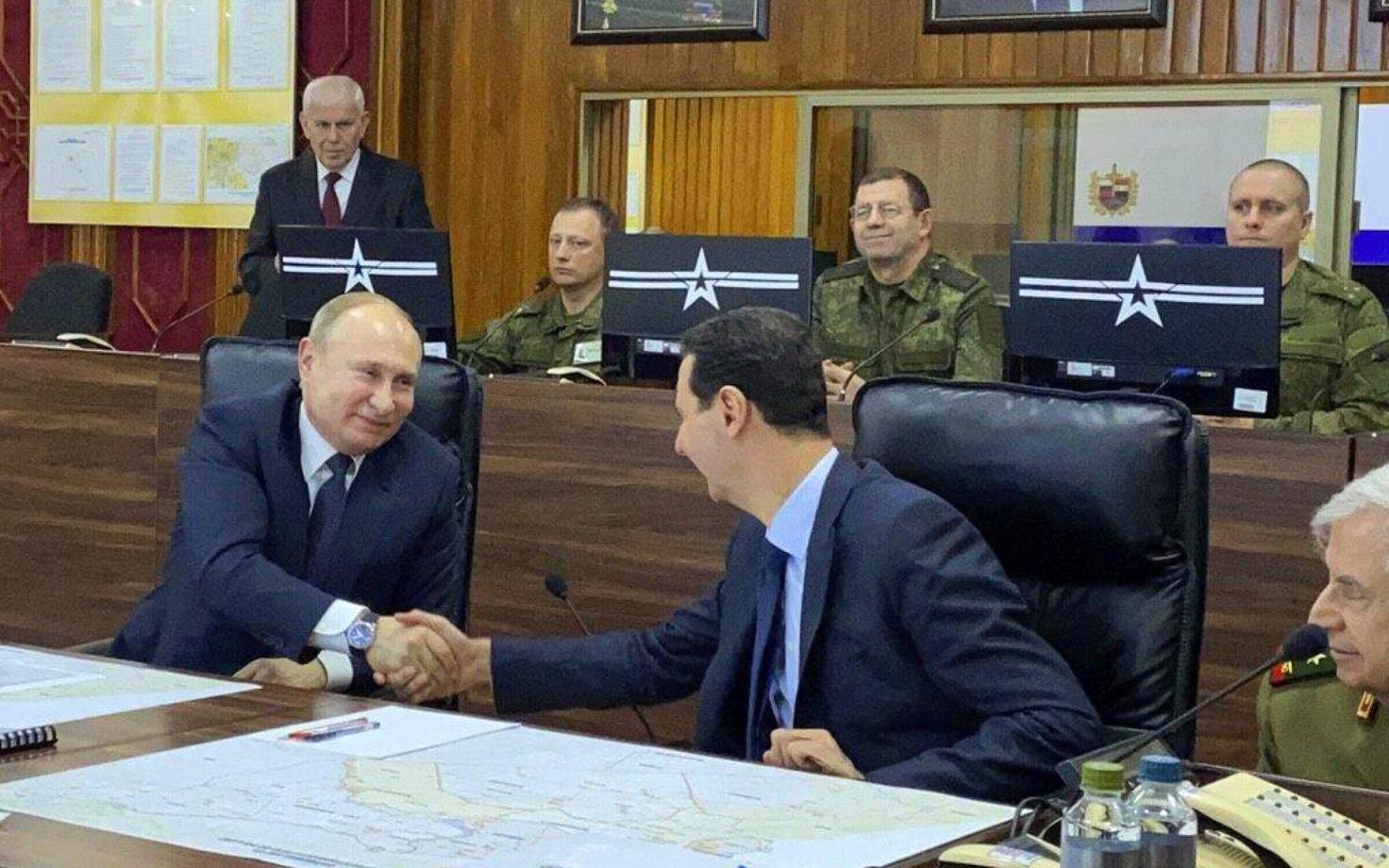 Putin ja Assad kohtumisel Damaskuses 7. jaanuaril