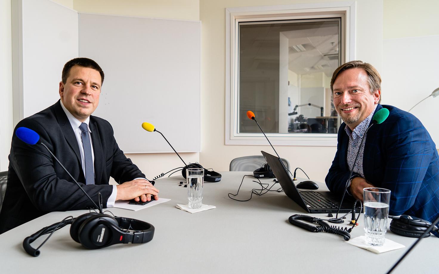 Юри Ратас и Артур Аукон.