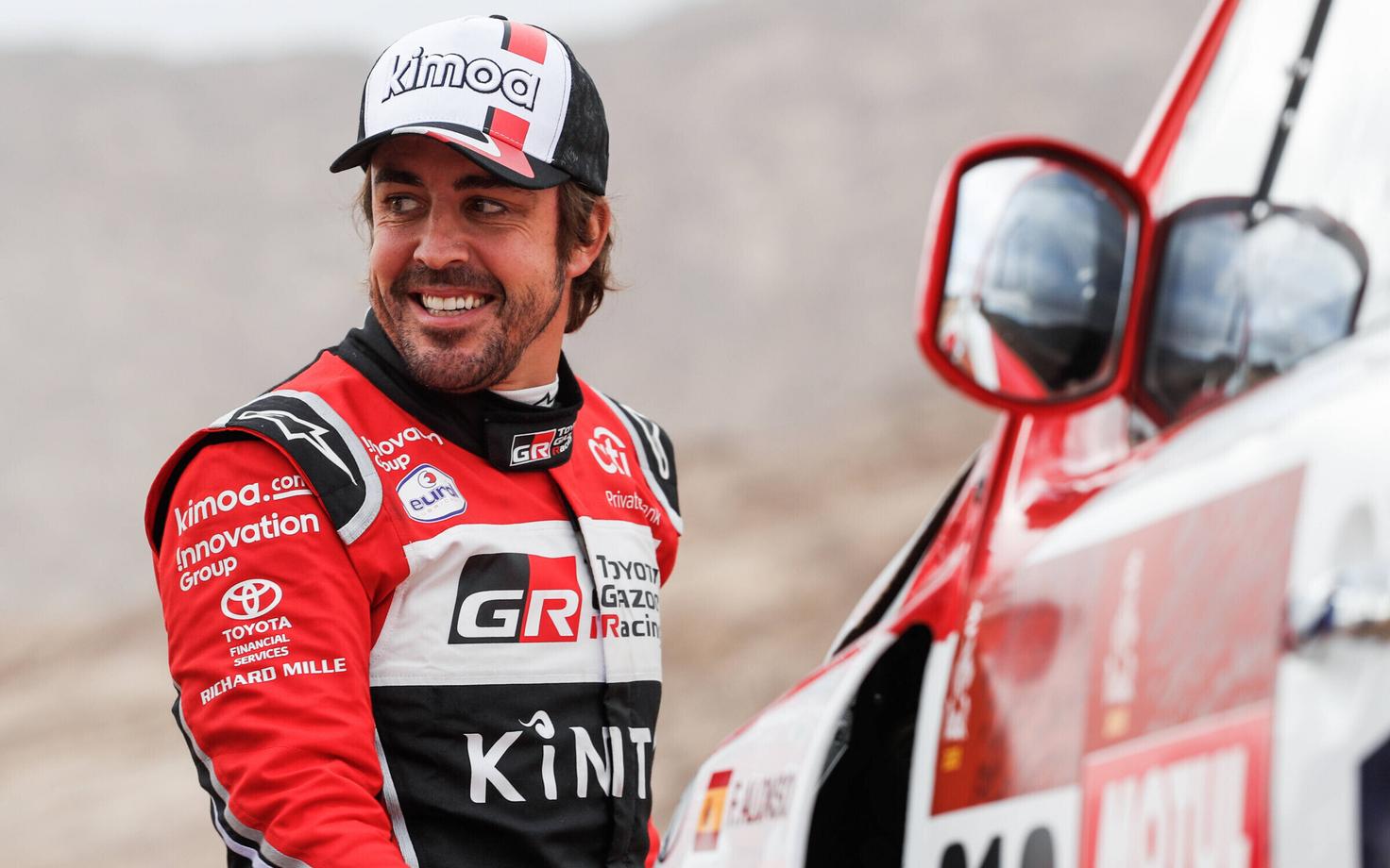 Fernando Alonso Dakari rallil