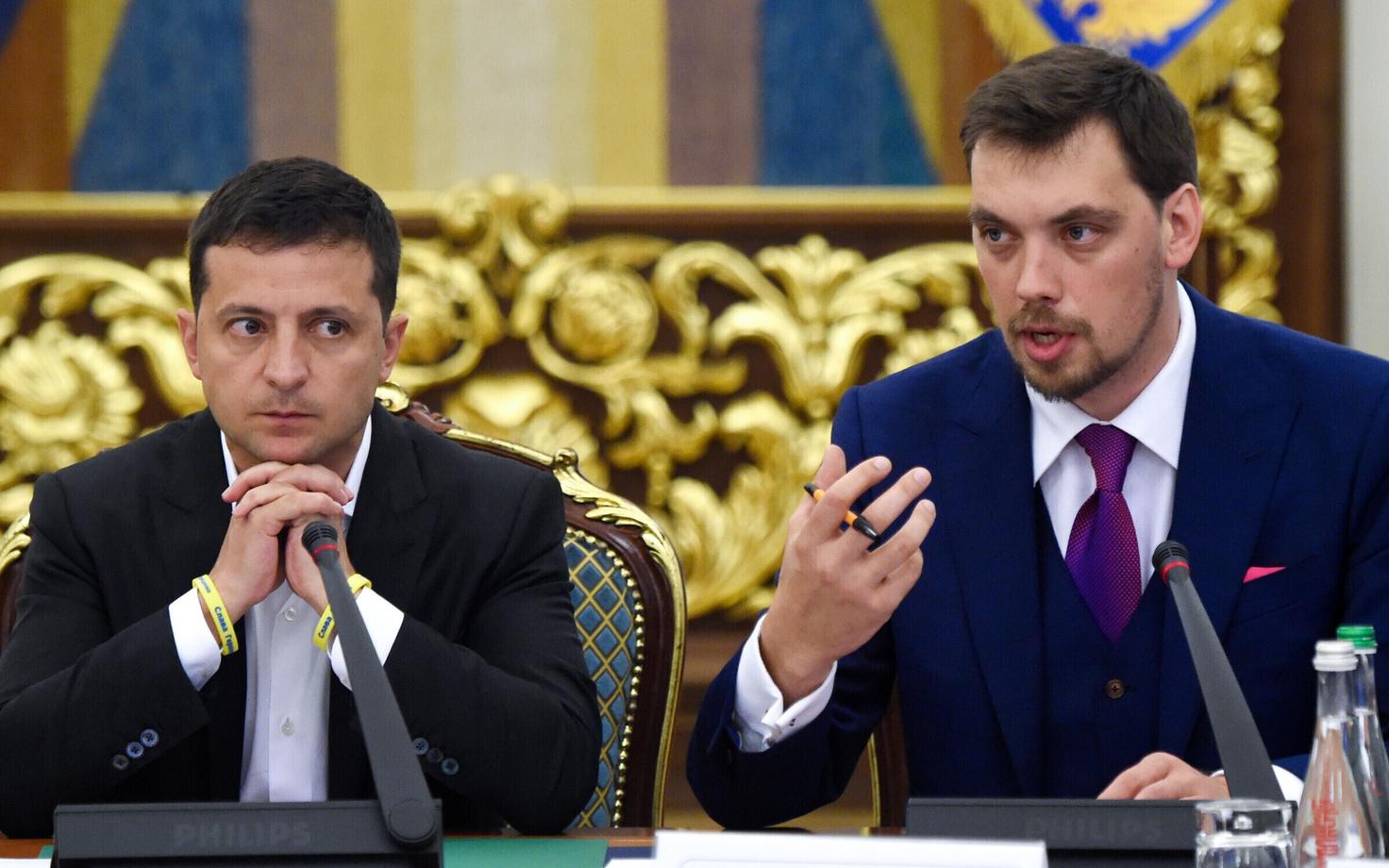 President Zelenski ja peaminister Gontšaruk.