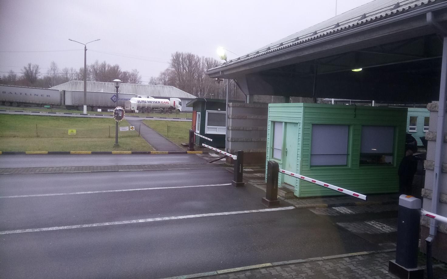 Граница между Эстонией и Россией.