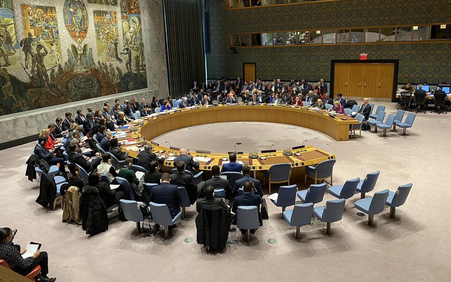 ÜRO julgeolekunõukogu.