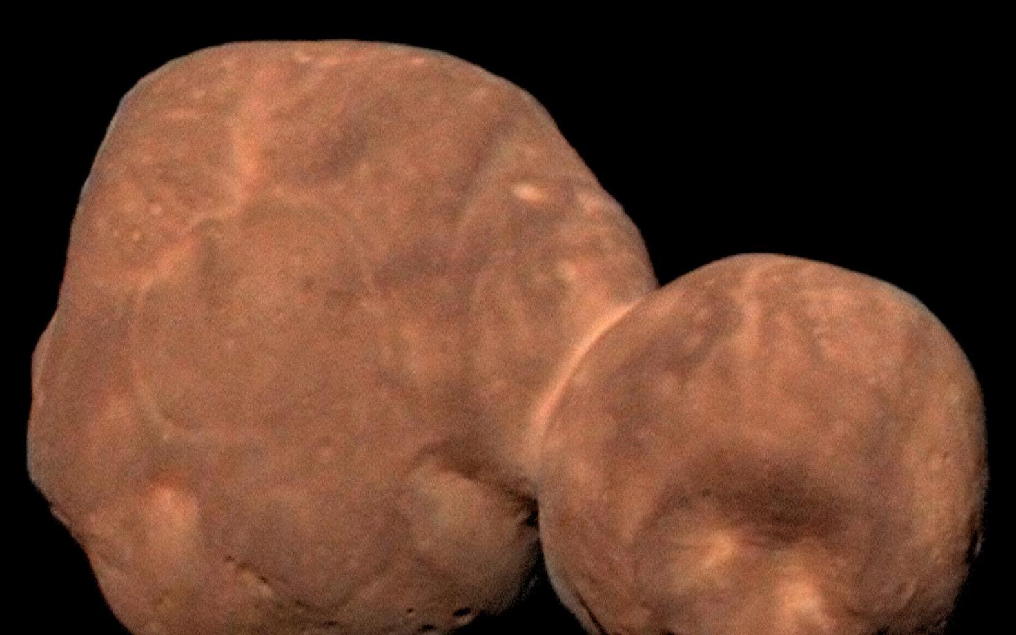 Arrokoth, varasemalt Ultima Thuleks kutsutud Neptuuni-tagune keha.