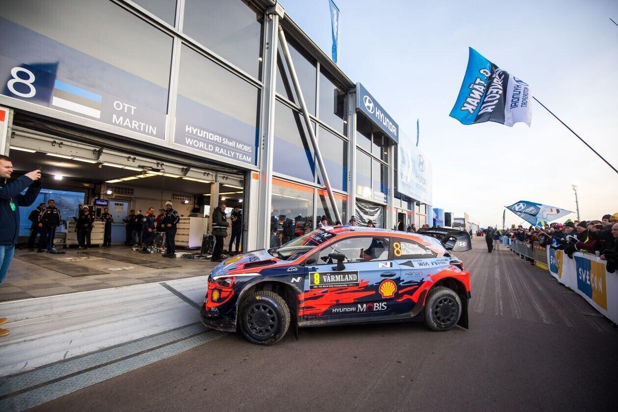Ott Tänak - Martin Järveoja Rootsi MM-rallil