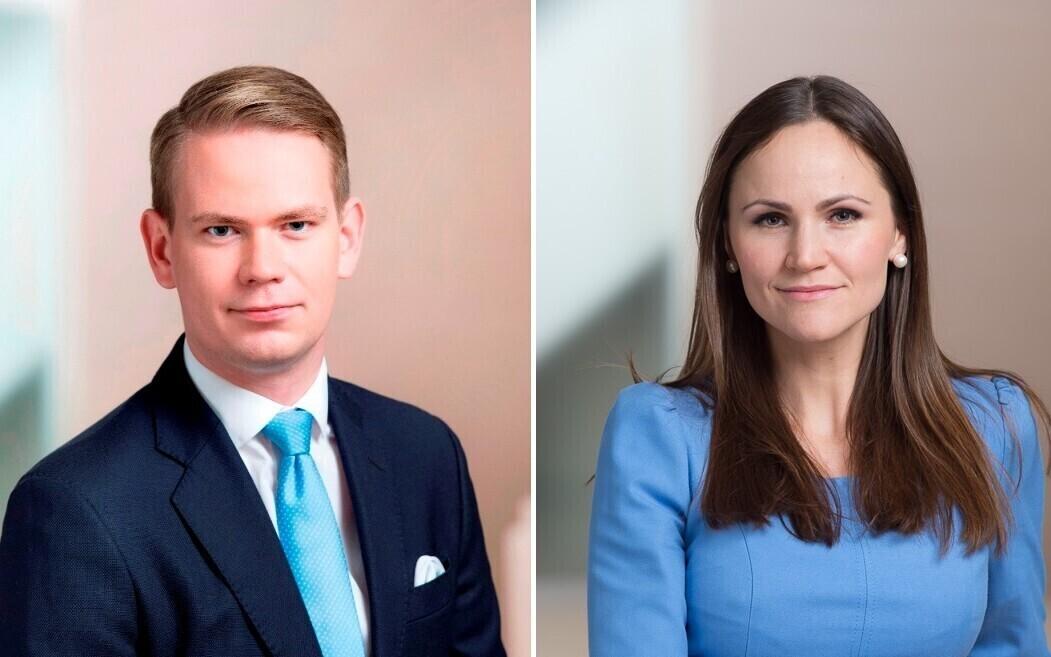 Oliver Nääs and Diana Minumets.