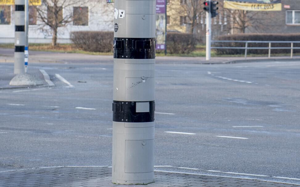 Speed camera on Kristiine intersection.