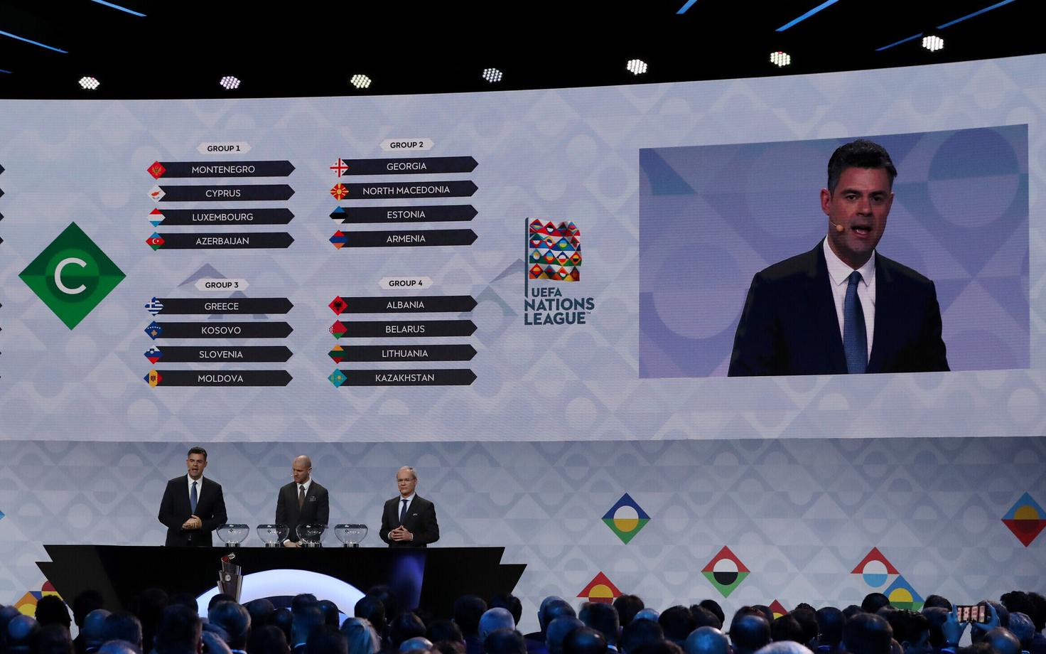 Жеребьевка Лиги наций.