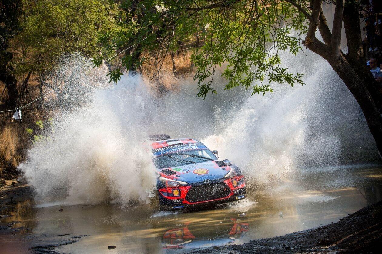 Ott Tänak at Rally Mexico