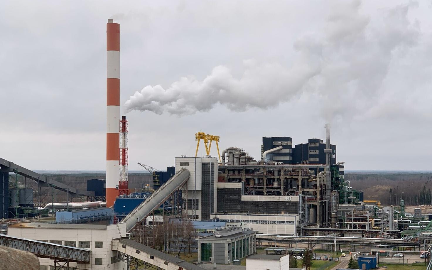 Завод по производству сланцевого масла Enefit.