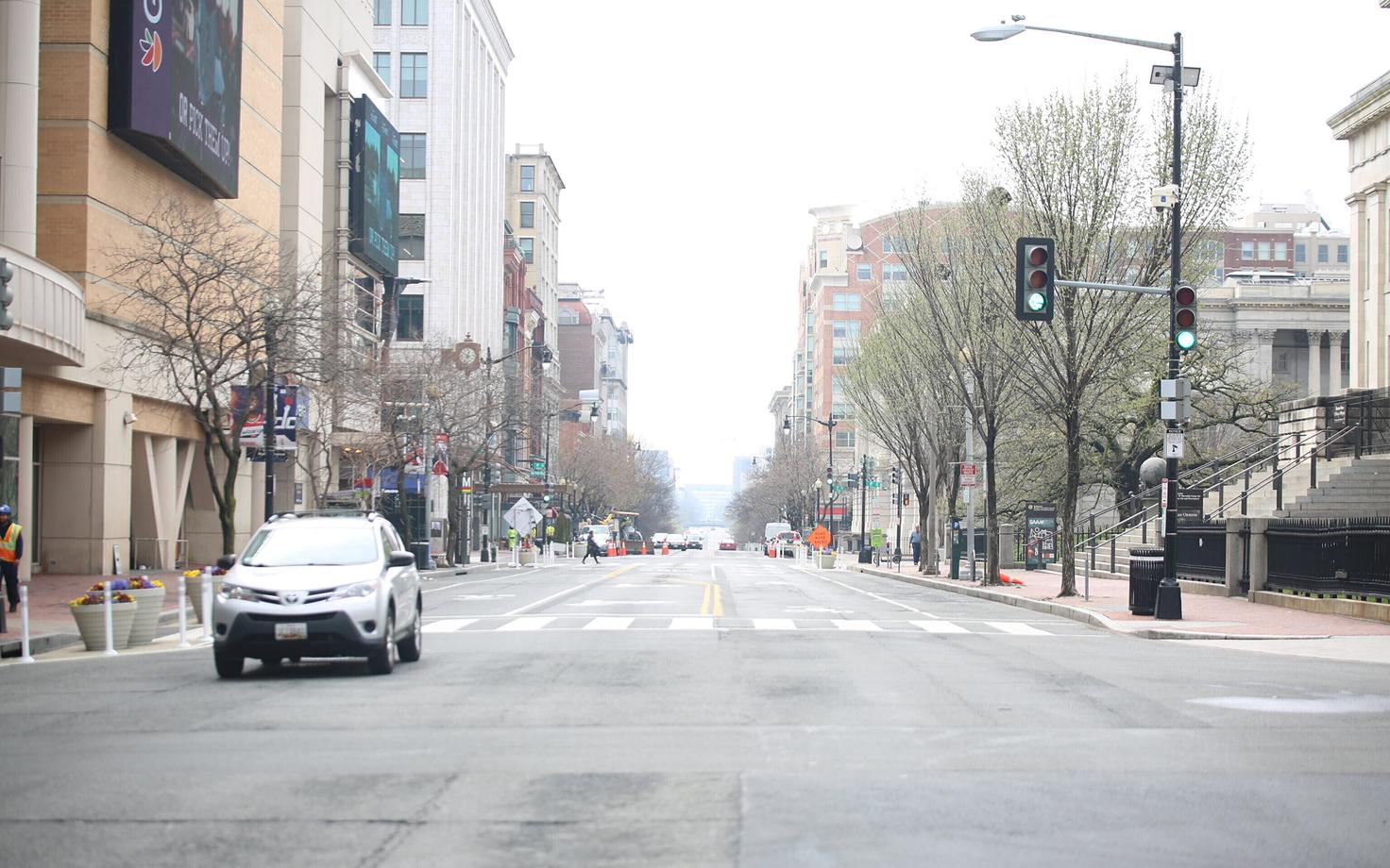 Vaikne tänav Washingtonis.