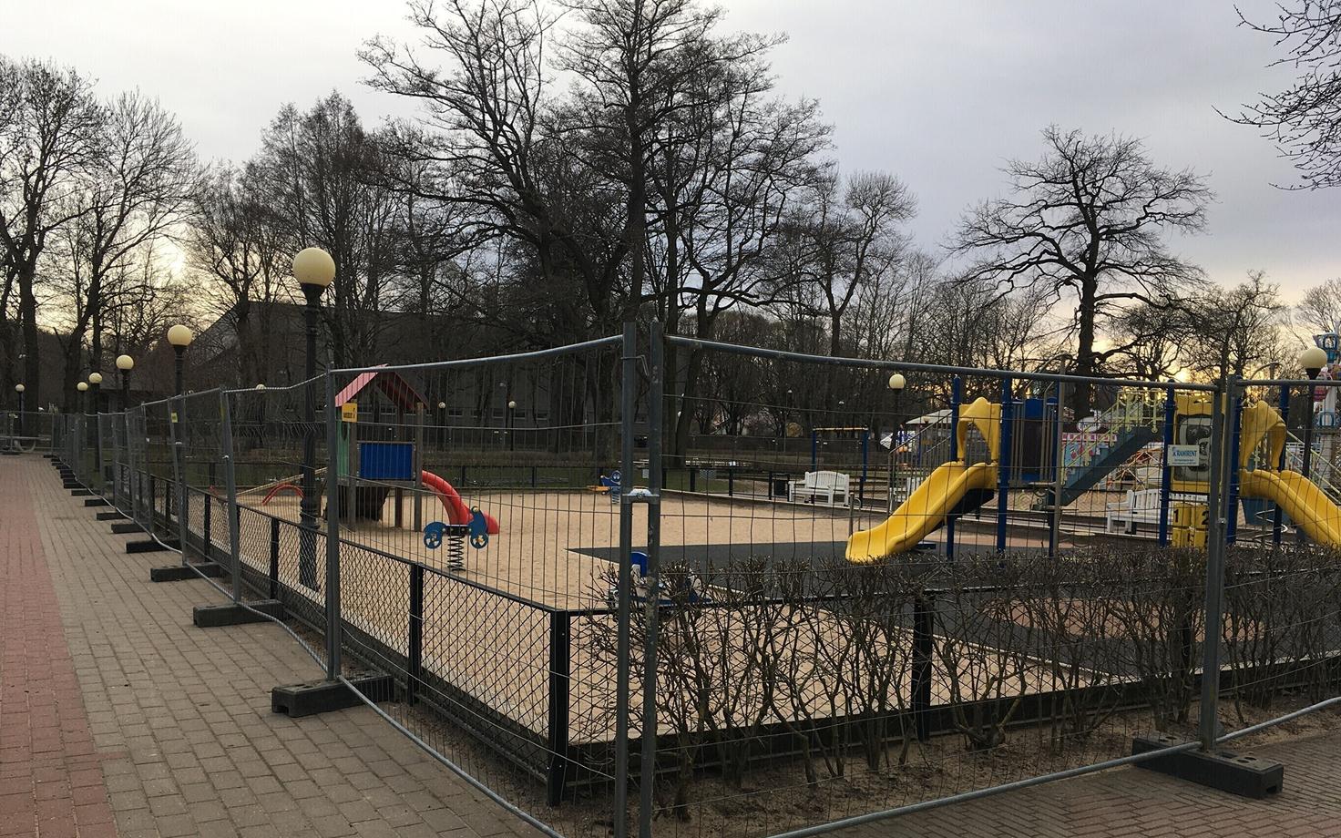 Tallinna piirangud mänguväljakutel.