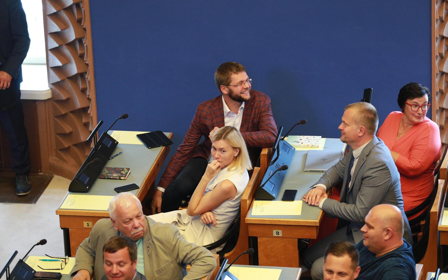 Sotsiaaldemokraatide fraktsioon riigikogus.