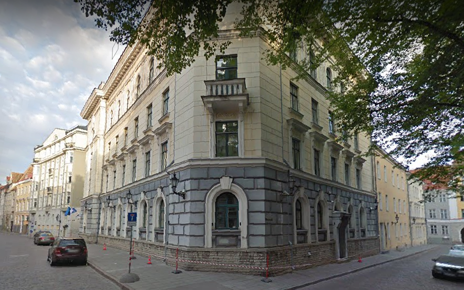 Interior ministry building on Pikk Street in Tallinn's Old Town.