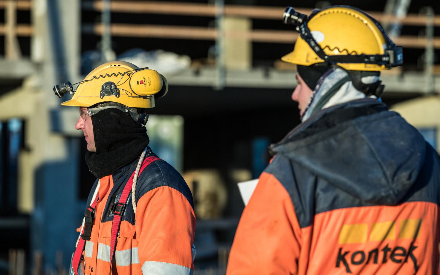 Construction workers in Estonia (picture is illustrative).