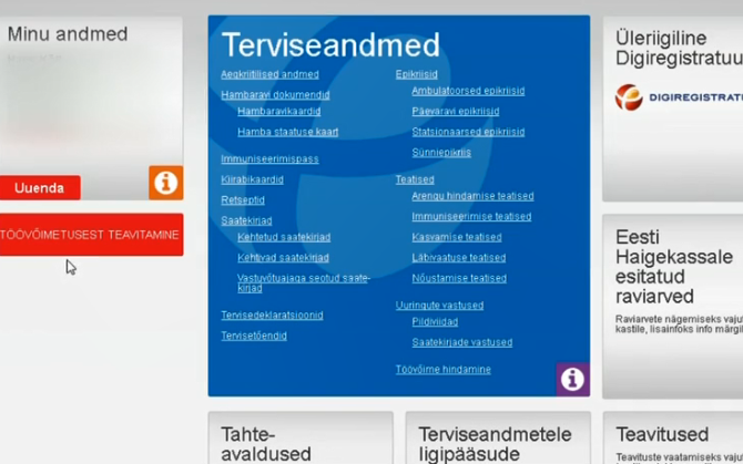 Koroonakriisi ajal sai patsiendiportaalis ise esitada haiguslehe avamise taotlus, enam see lahendus ei kehti.