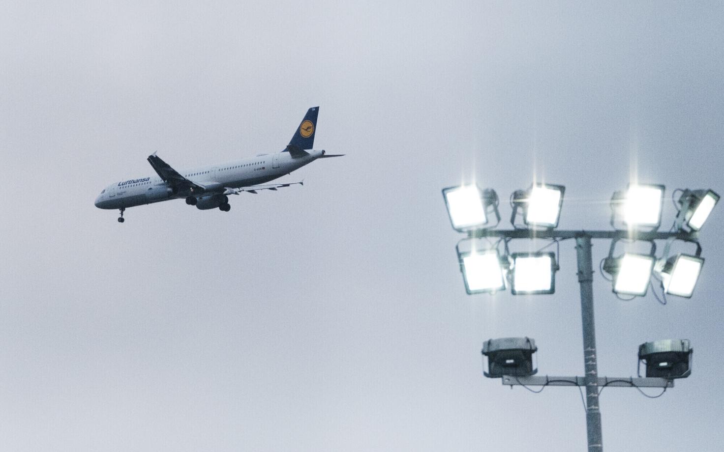 Lufthansa lennuk Tallinnas.